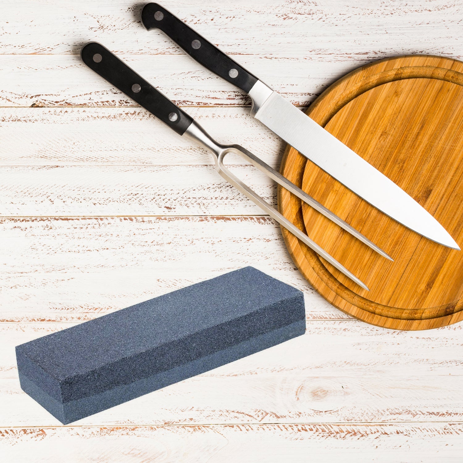High-density sharpening stone set for knives, scissors, and axes, robust and safe to use. High-density sharpening stone set for knives, scissors, and axes, robust and safe to use.